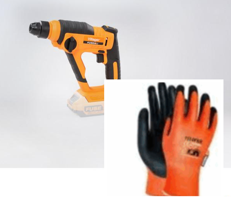 VILLAGER VLN 0120 FUSE AKUMULATORSKI ČEKIĆ+poklon rukavice