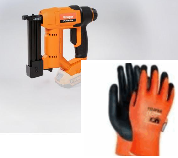 VILLAGER VLN 0220 FUSE AKUMULATORKI BRUSHLESS ČEKIĆ+poklon rukavice