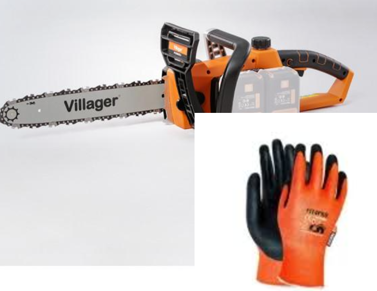 Villager Fuse on akumulatorska lančana testera VBT 1440+poklon rukavice