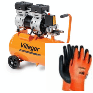 VAT 528/50 bešumni kompresor VILLAGER+poklon rukavice