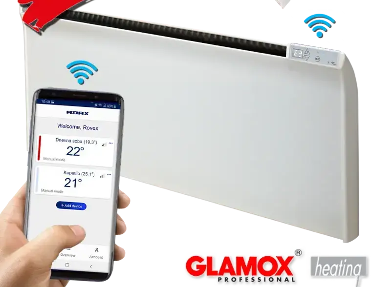 GLAMOX PR 06 WT WIFI NORVEŠKI RADIJATOR